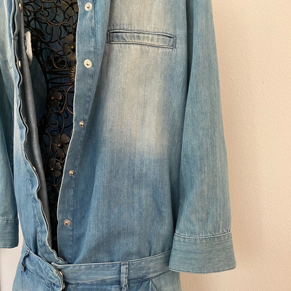 Blue comfortable romper